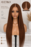 AVETIKO Color 30 23-Inch Freestyle Knotless Braided Wig