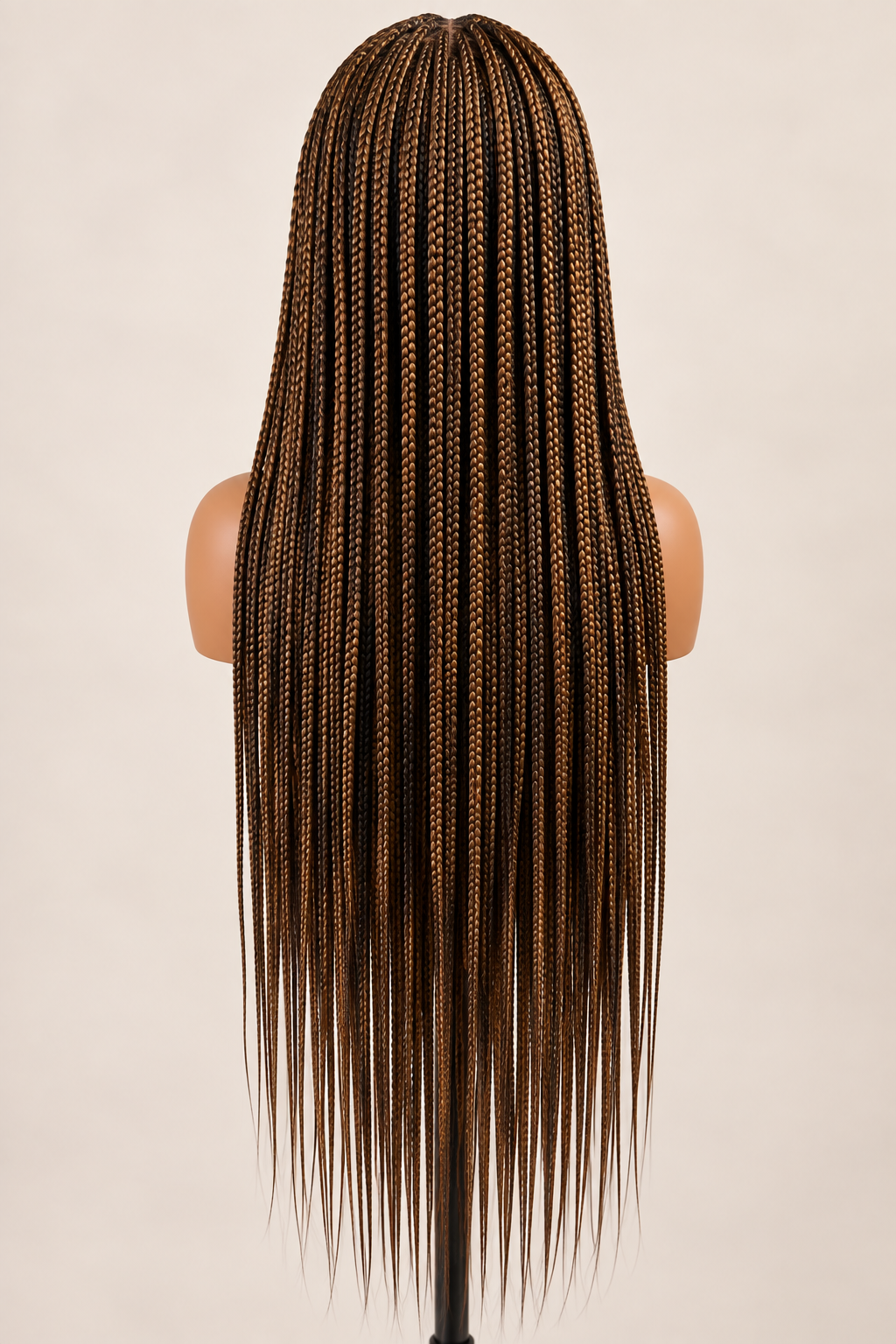 AVETIKO 4-Color Mix 2×6 Knotless Braided Wig – 33 Inches
