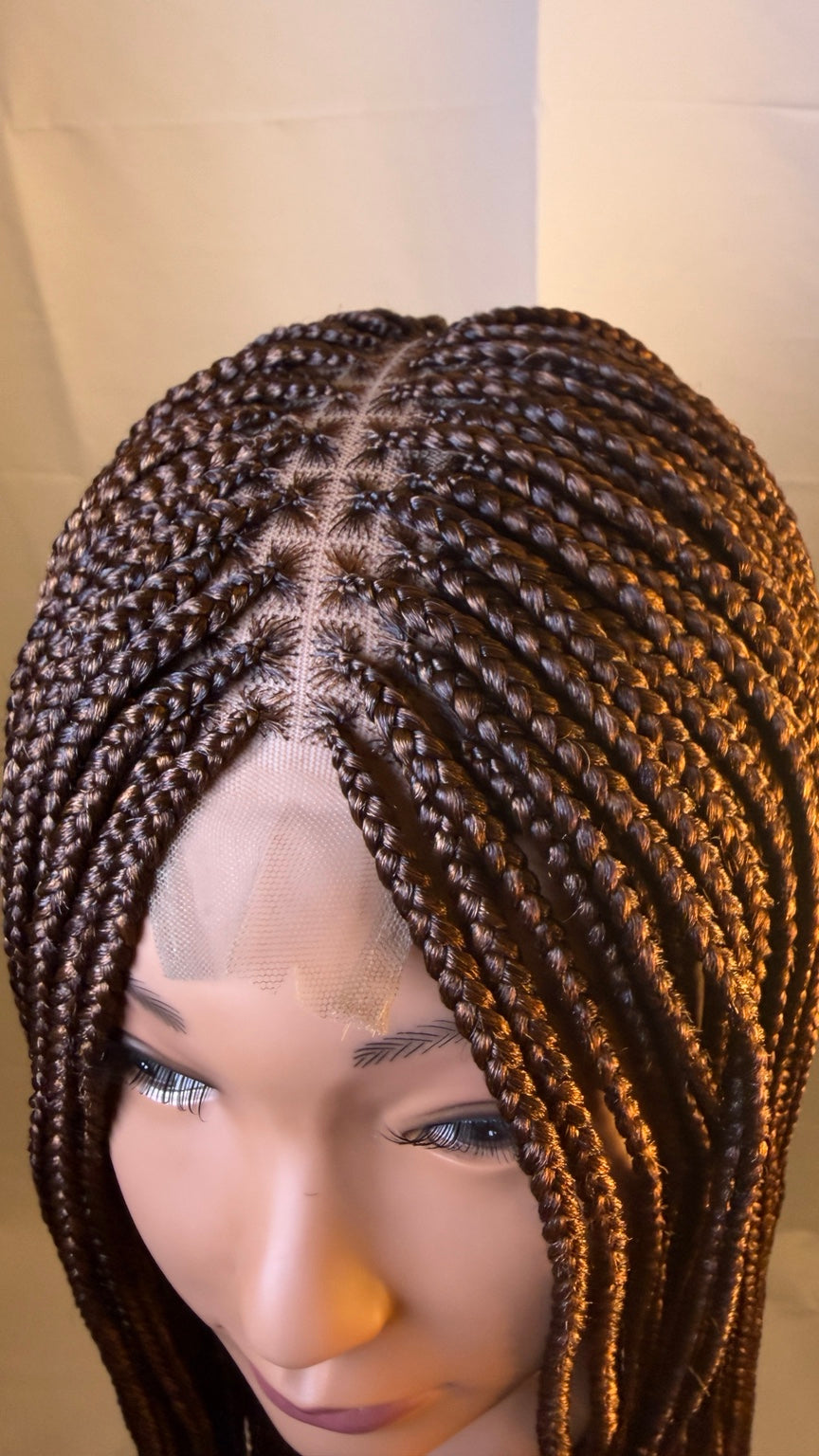 AVETIKO 4-Color Mix 2×6 Knotless Braided Wig – 33 Inches