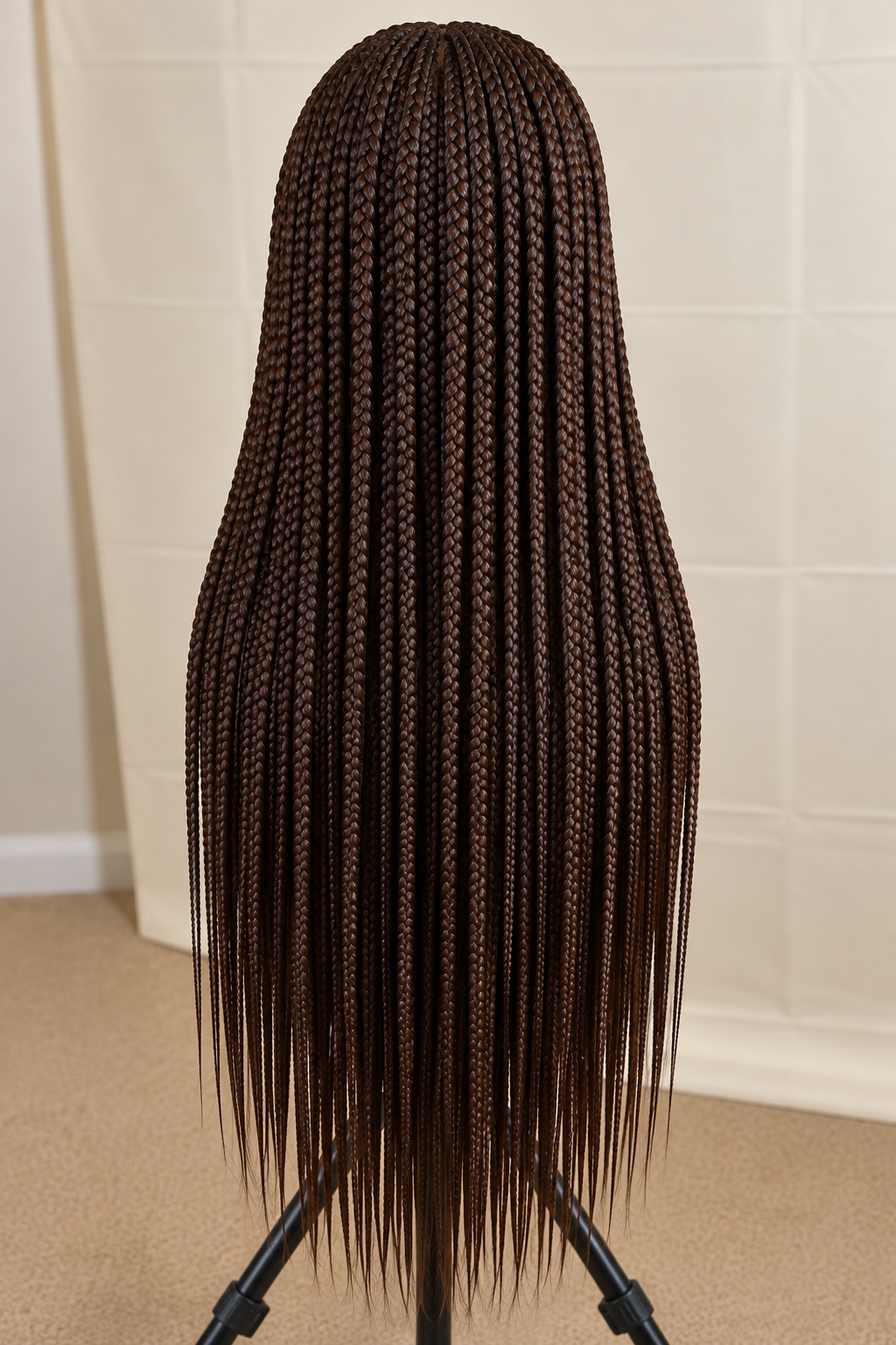 AVETIKO Color 33 Knotless Braided Wig – 23 Inch, 2×6 Lace